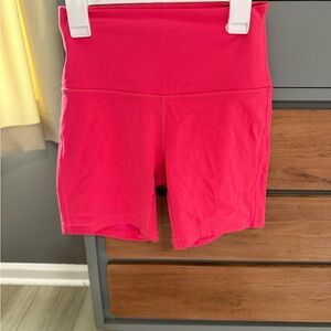 Lululemon Athletica Pink Athletic Shorts High-Rise